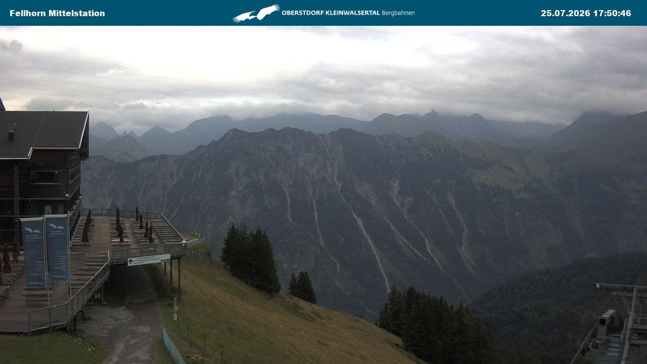 Archiv Foto Webcam Mittelstation am Fellhorn
