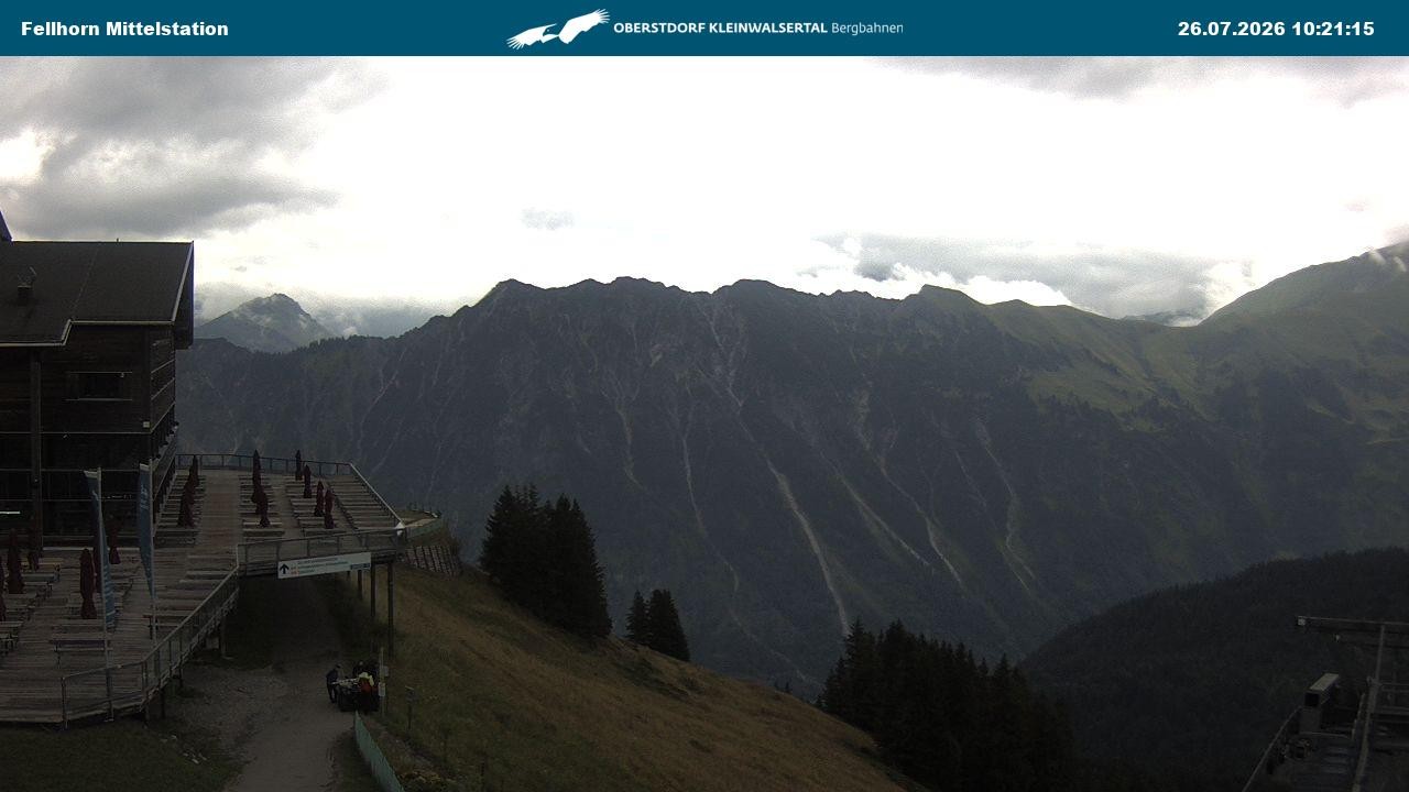 Archiv Foto Webcam Mittelstation am Fellhorn