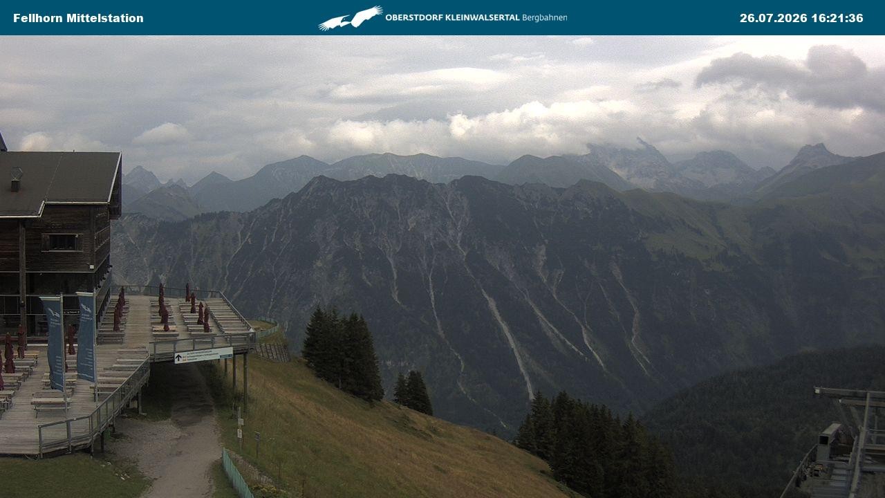 Archiv Foto Webcam Mittelstation am Fellhorn