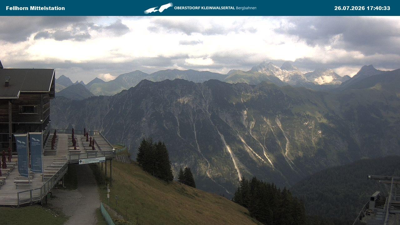 Archiv Foto Webcam Mittelstation am Fellhorn