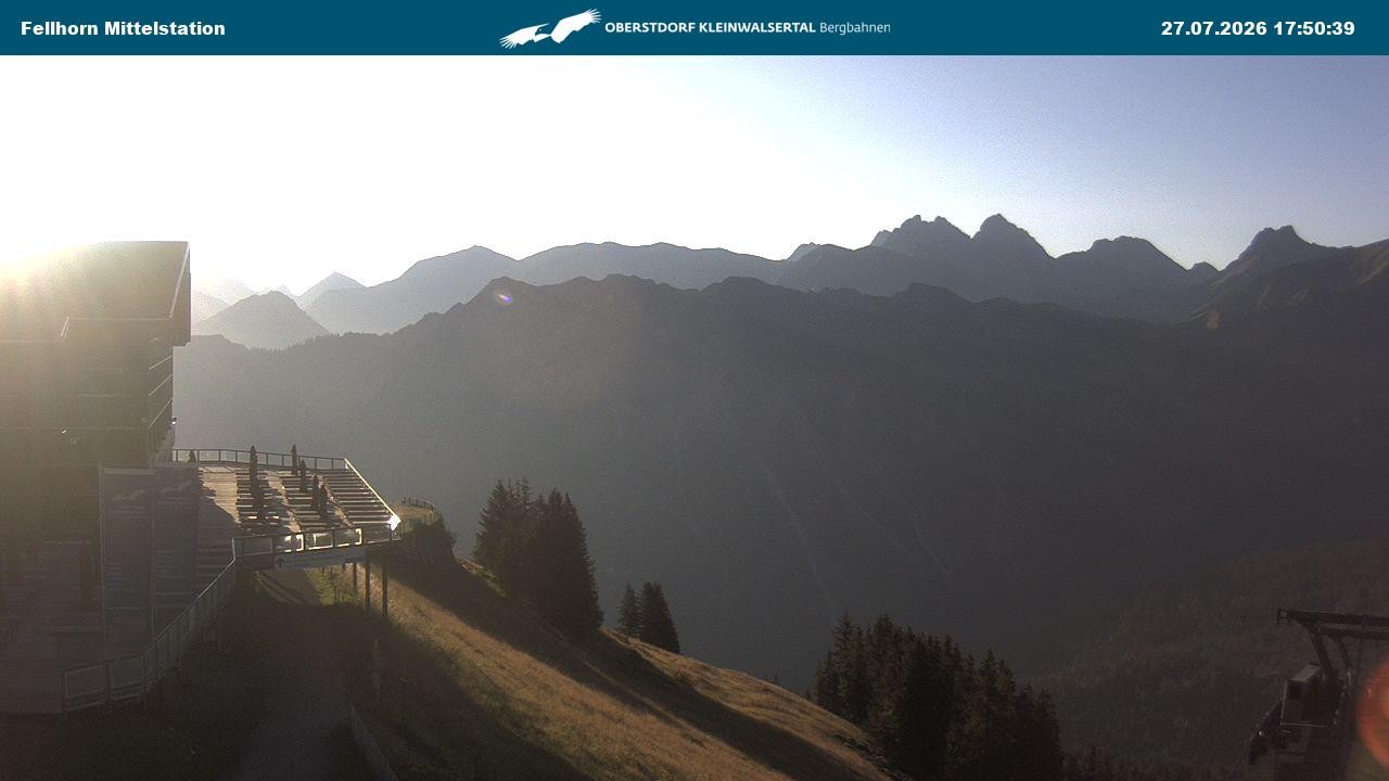 Archiv Foto Webcam Mittelstation am Fellhorn