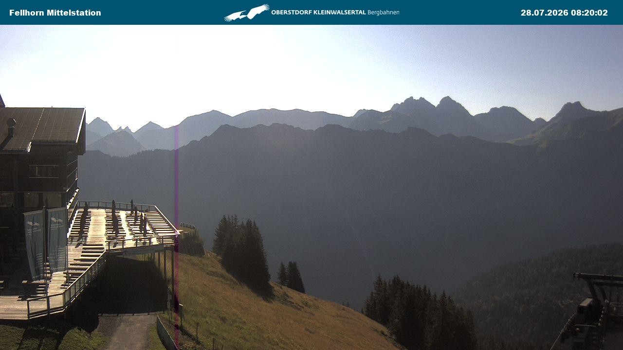 Archiv Foto Webcam Mittelstation am Fellhorn