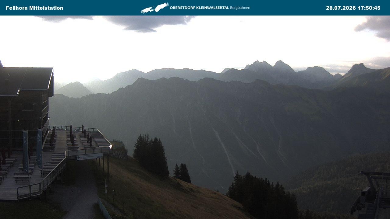 Archiv Foto Webcam Mittelstation am Fellhorn