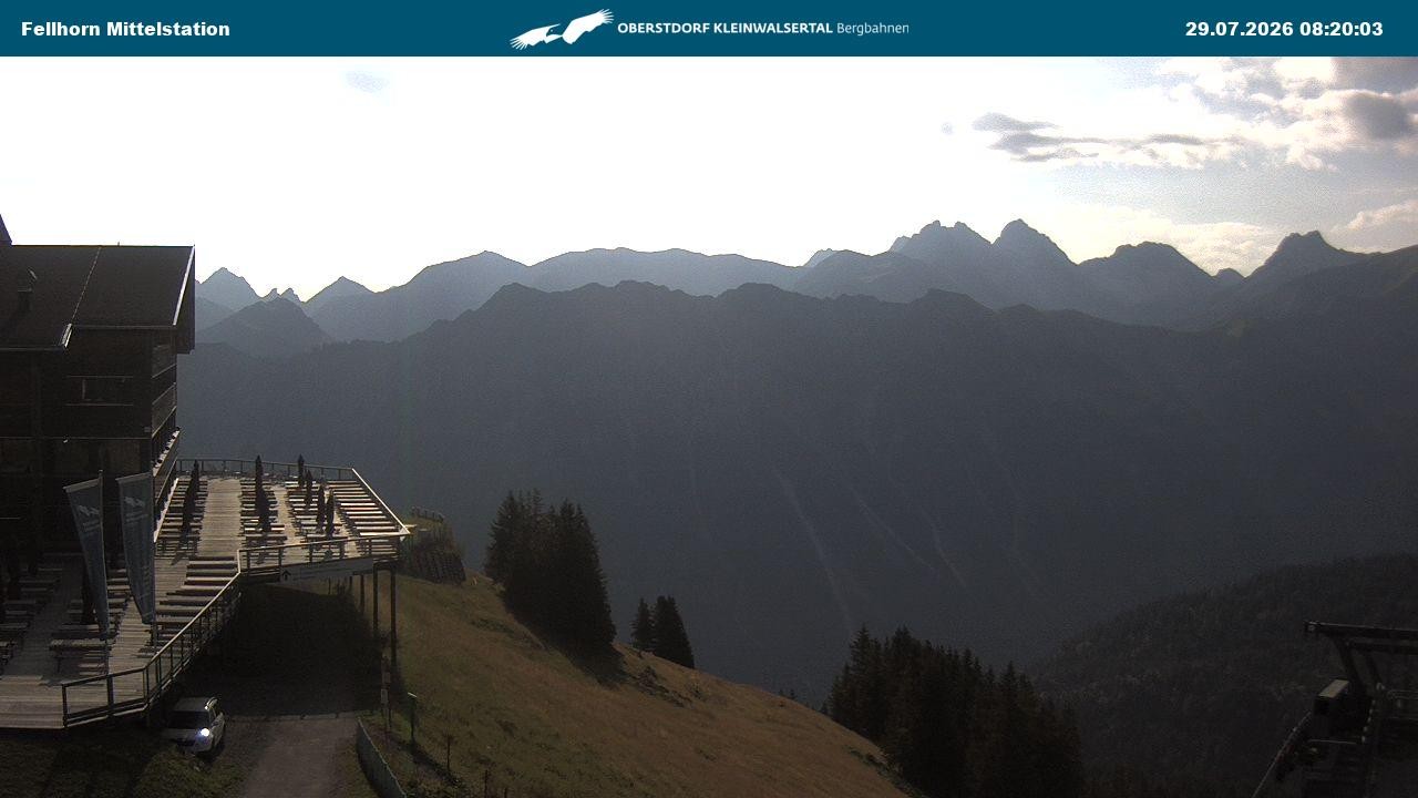 Archiv Foto Webcam Mittelstation am Fellhorn