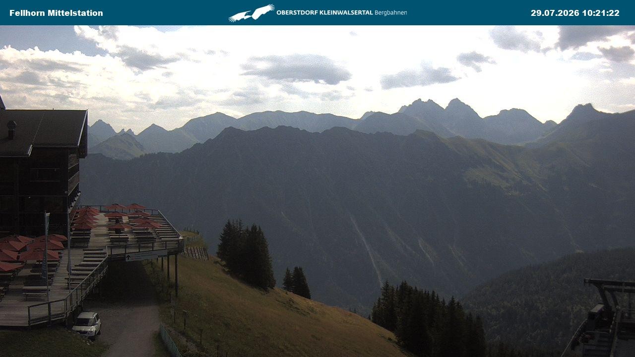 Archiv Foto Webcam Mittelstation am Fellhorn