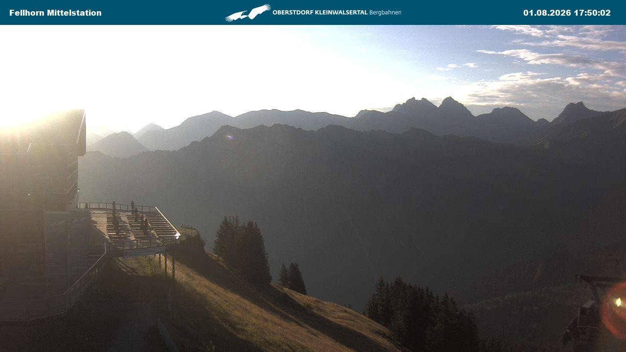 Archiv Foto Webcam Mittelstation am Fellhorn