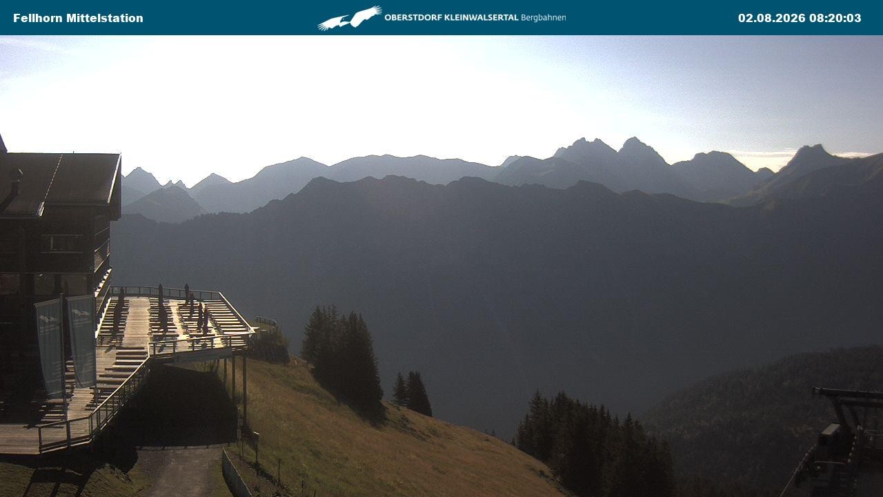 Archiv Foto Webcam Mittelstation am Fellhorn
