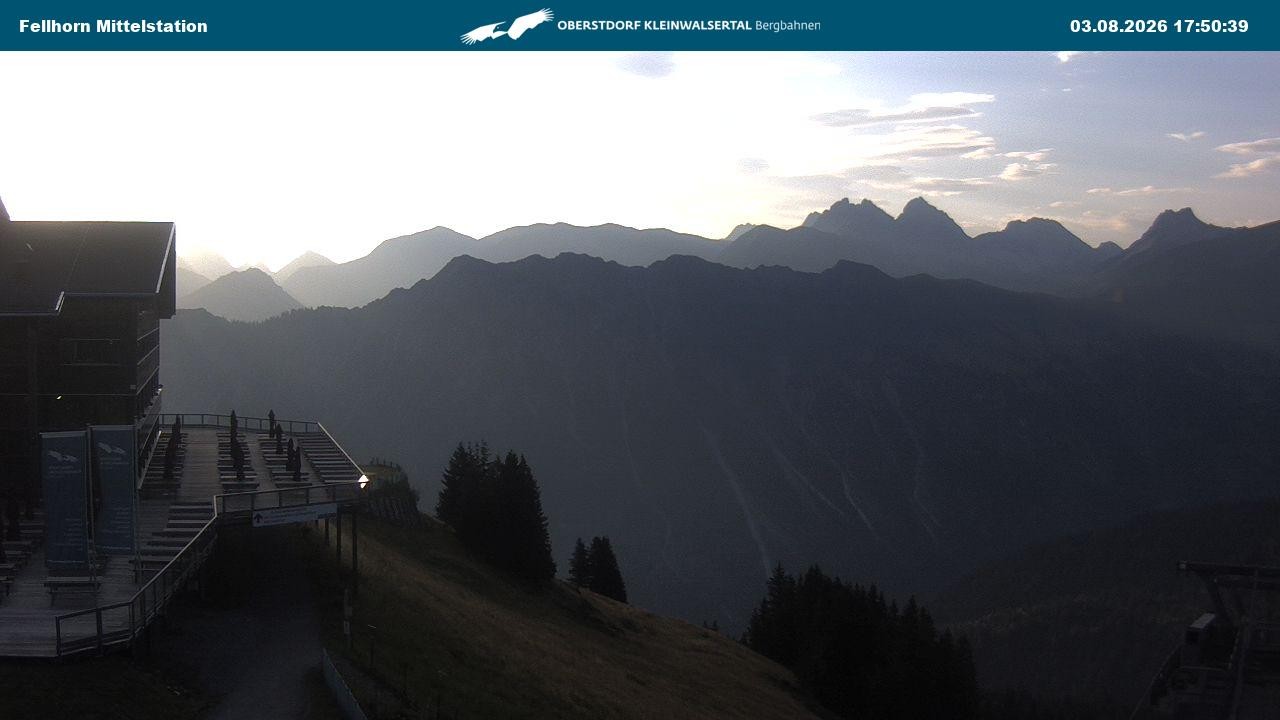 Archiv Foto Webcam Mittelstation am Fellhorn