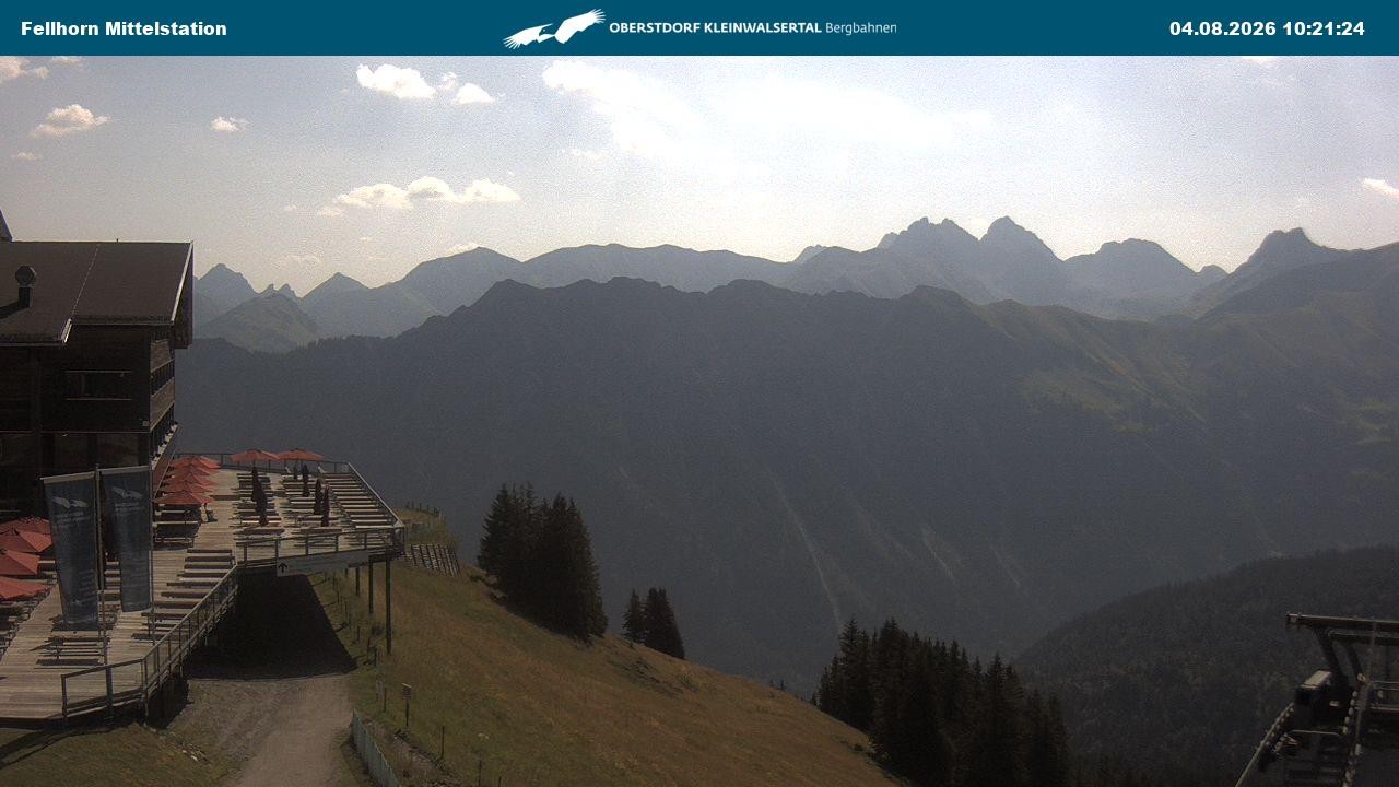 Archiv Foto Webcam Mittelstation am Fellhorn