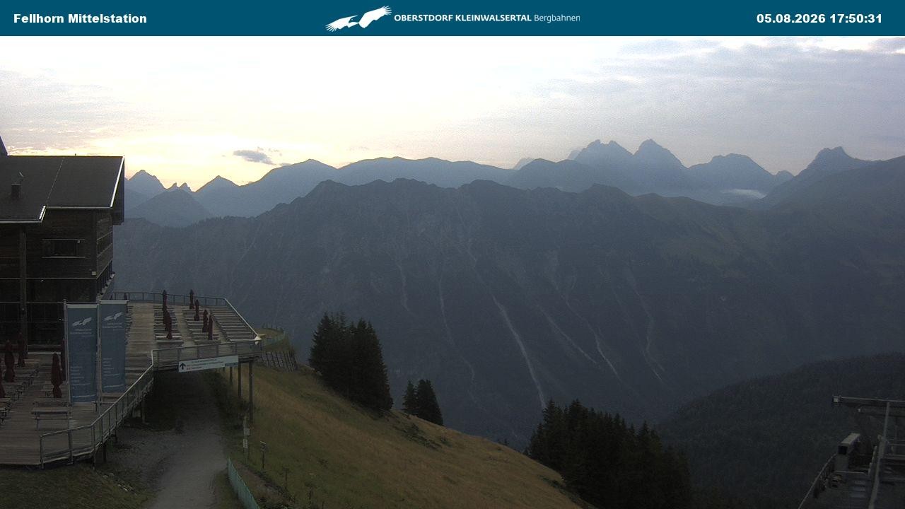 Archiv Foto Webcam Mittelstation am Fellhorn