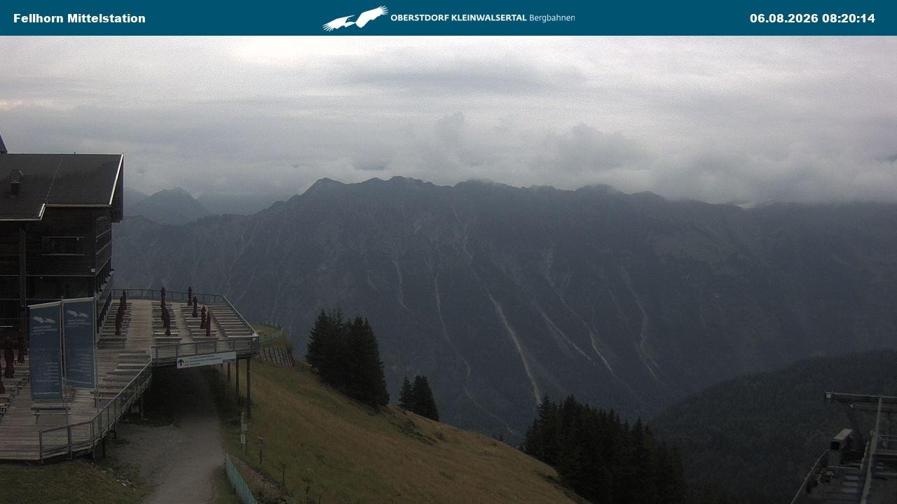 Archiv Foto Webcam Mittelstation am Fellhorn