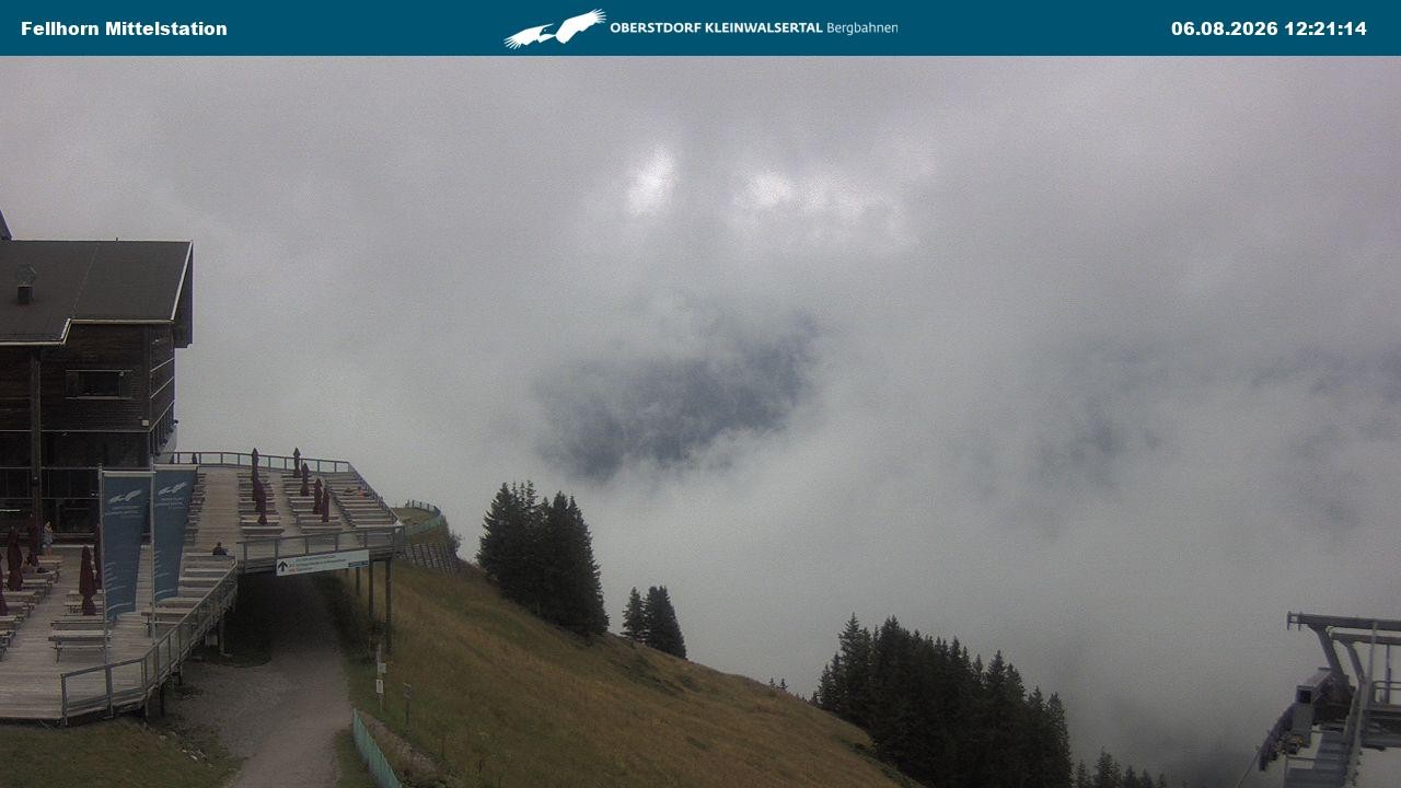 Archiv Foto Webcam Mittelstation am Fellhorn