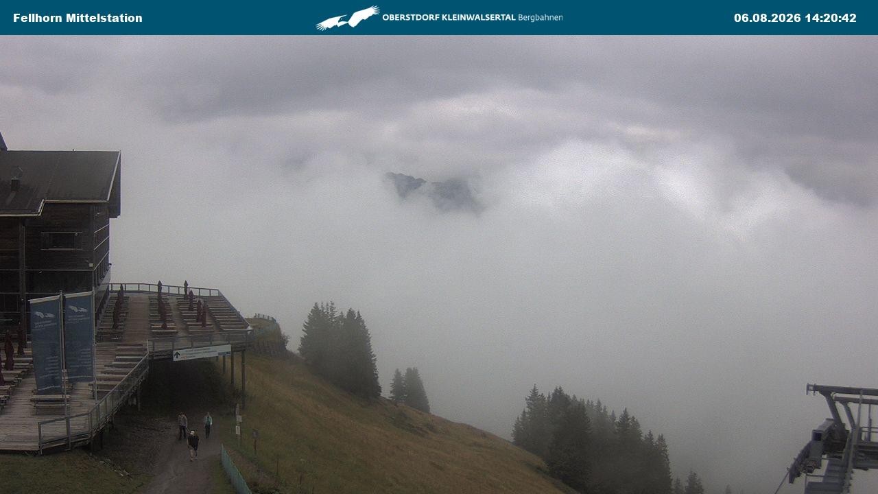 Archiv Foto Webcam Mittelstation am Fellhorn