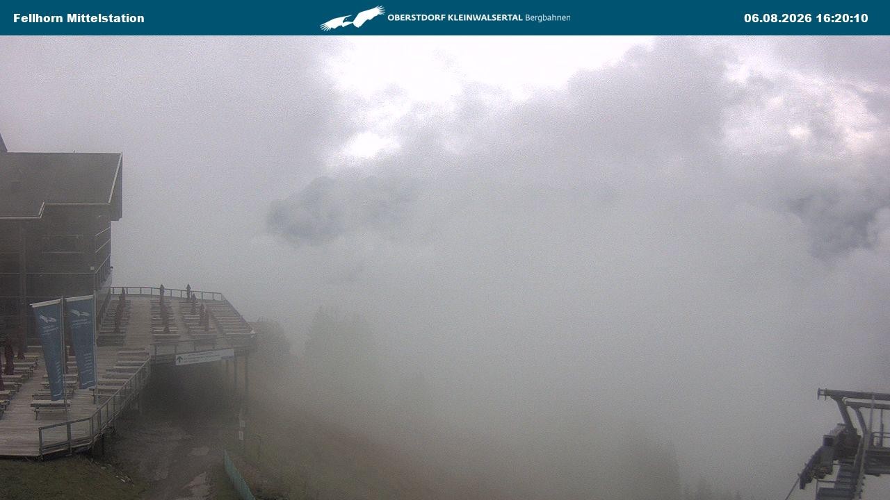 Archiv Foto Webcam Mittelstation am Fellhorn