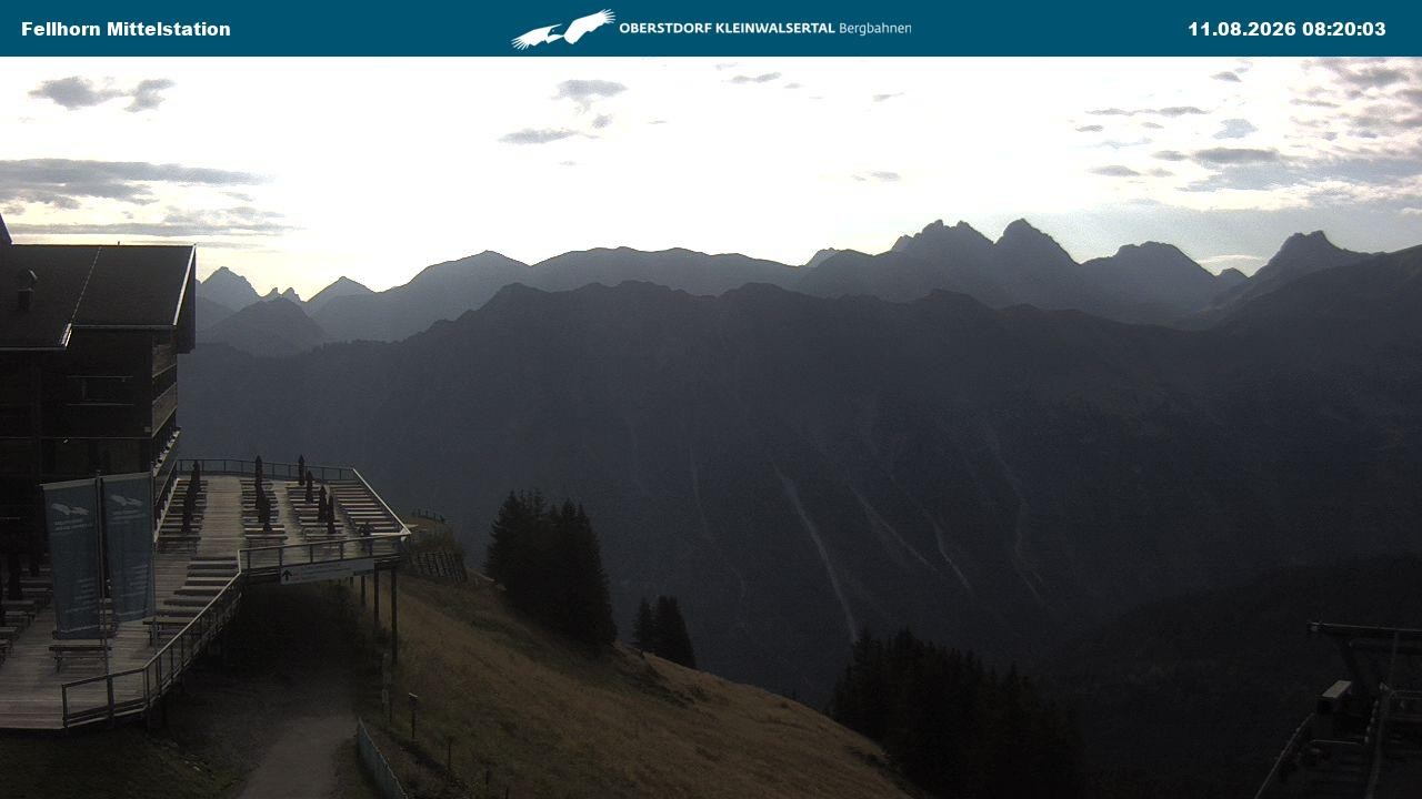 Archiv Foto Webcam Mittelstation am Fellhorn