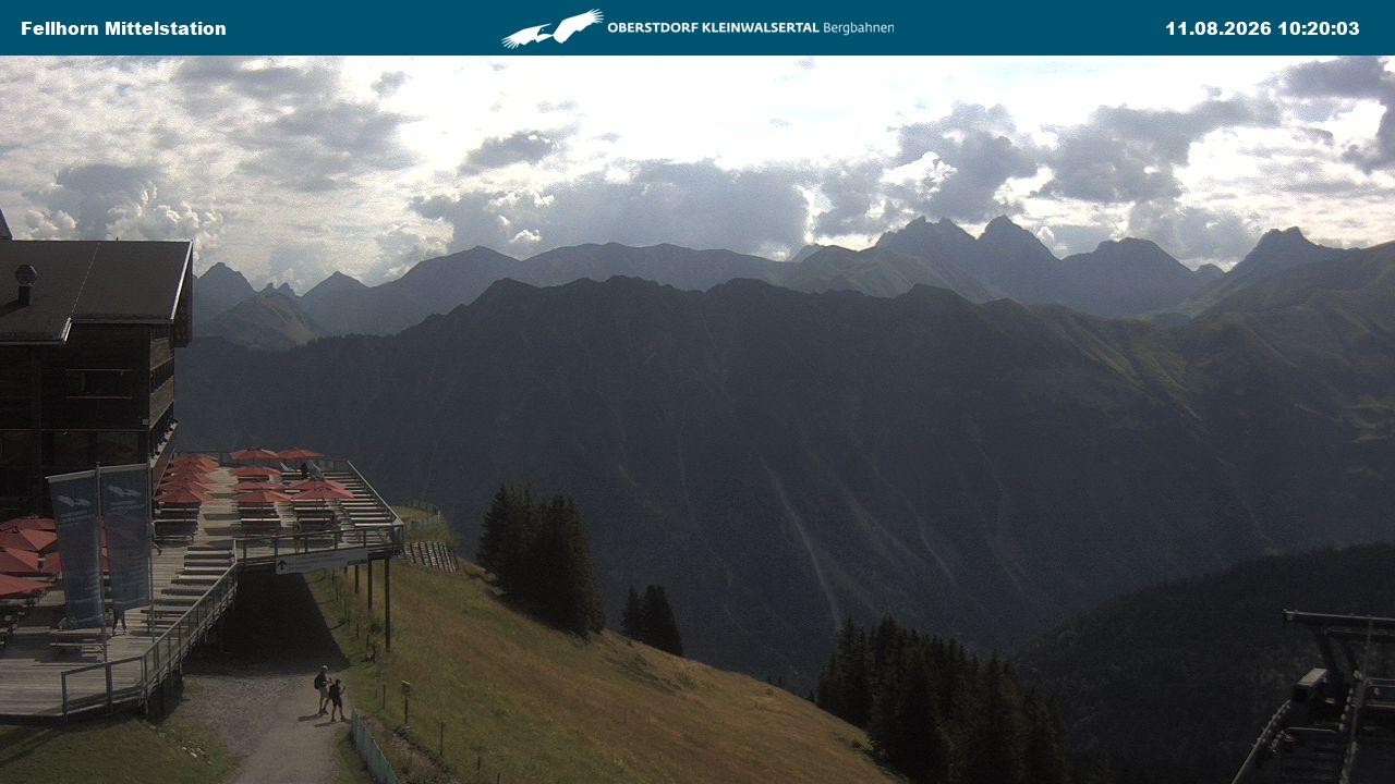 Archiv Foto Webcam Mittelstation am Fellhorn