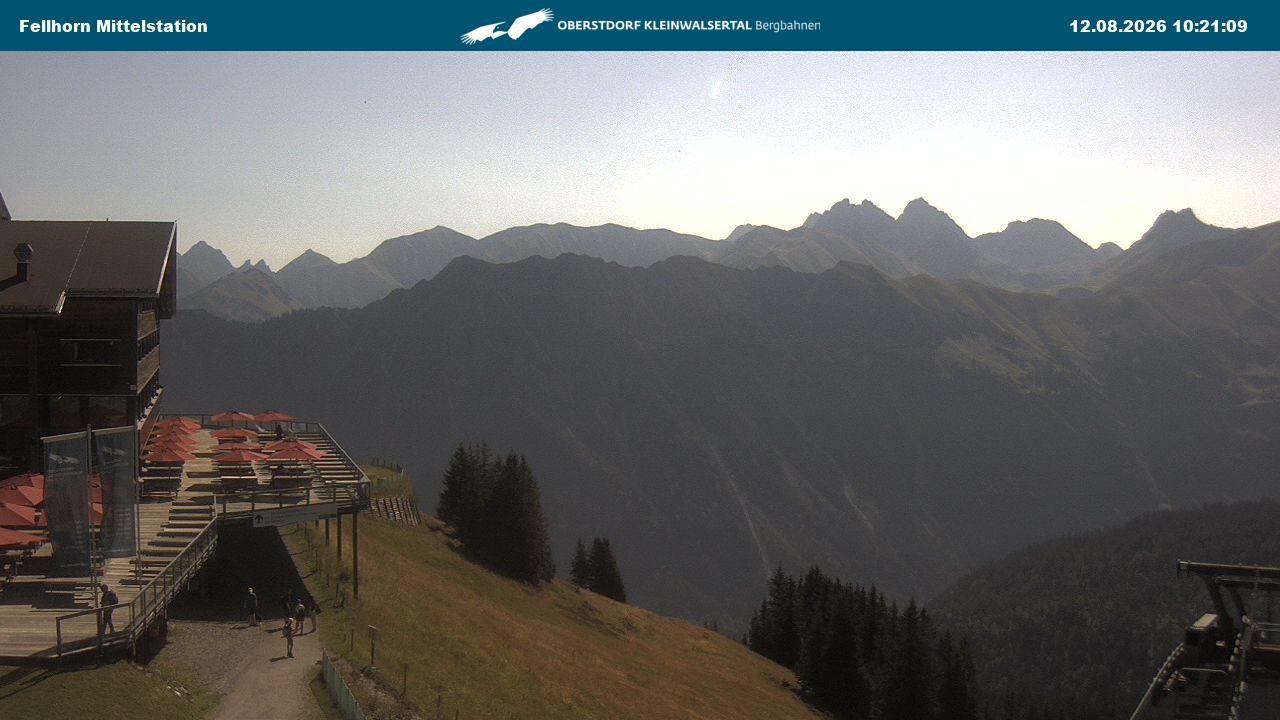 Archiv Foto Webcam Mittelstation am Fellhorn