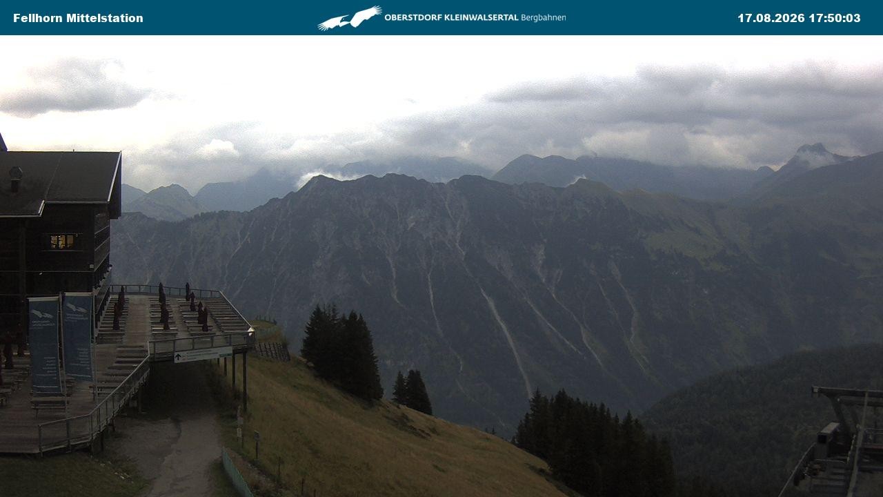 Archiv Foto Webcam Mittelstation am Fellhorn