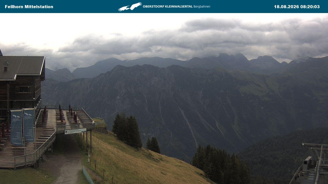 Archiv Foto Webcam Mittelstation am Fellhorn