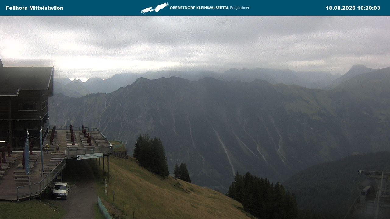 Archiv Foto Webcam Mittelstation am Fellhorn