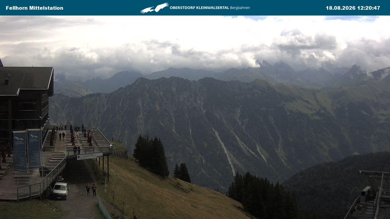 Archiv Foto Webcam Mittelstation am Fellhorn