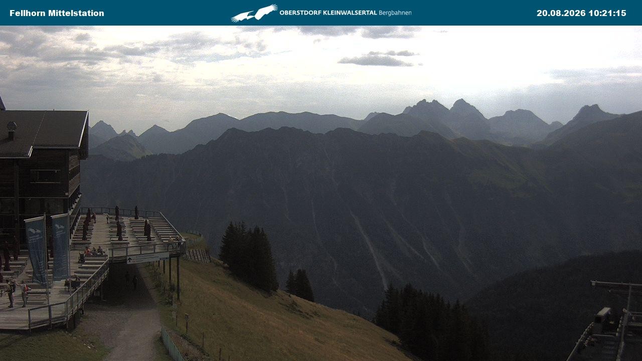 Archiv Foto Webcam Mittelstation am Fellhorn