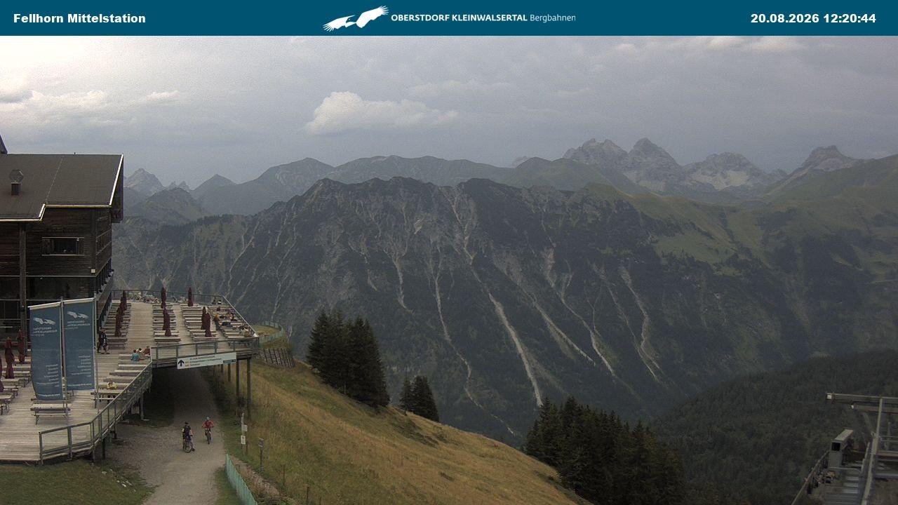 Archiv Foto Webcam Mittelstation am Fellhorn