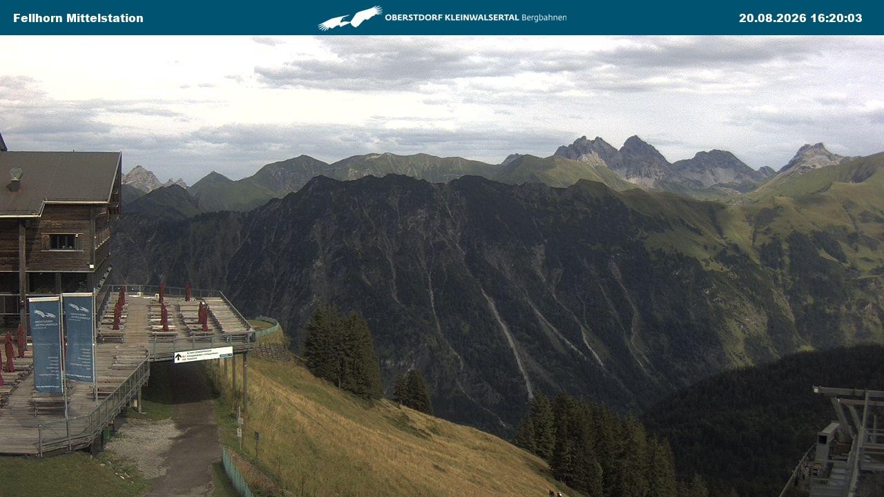 Archiv Foto Webcam Mittelstation am Fellhorn