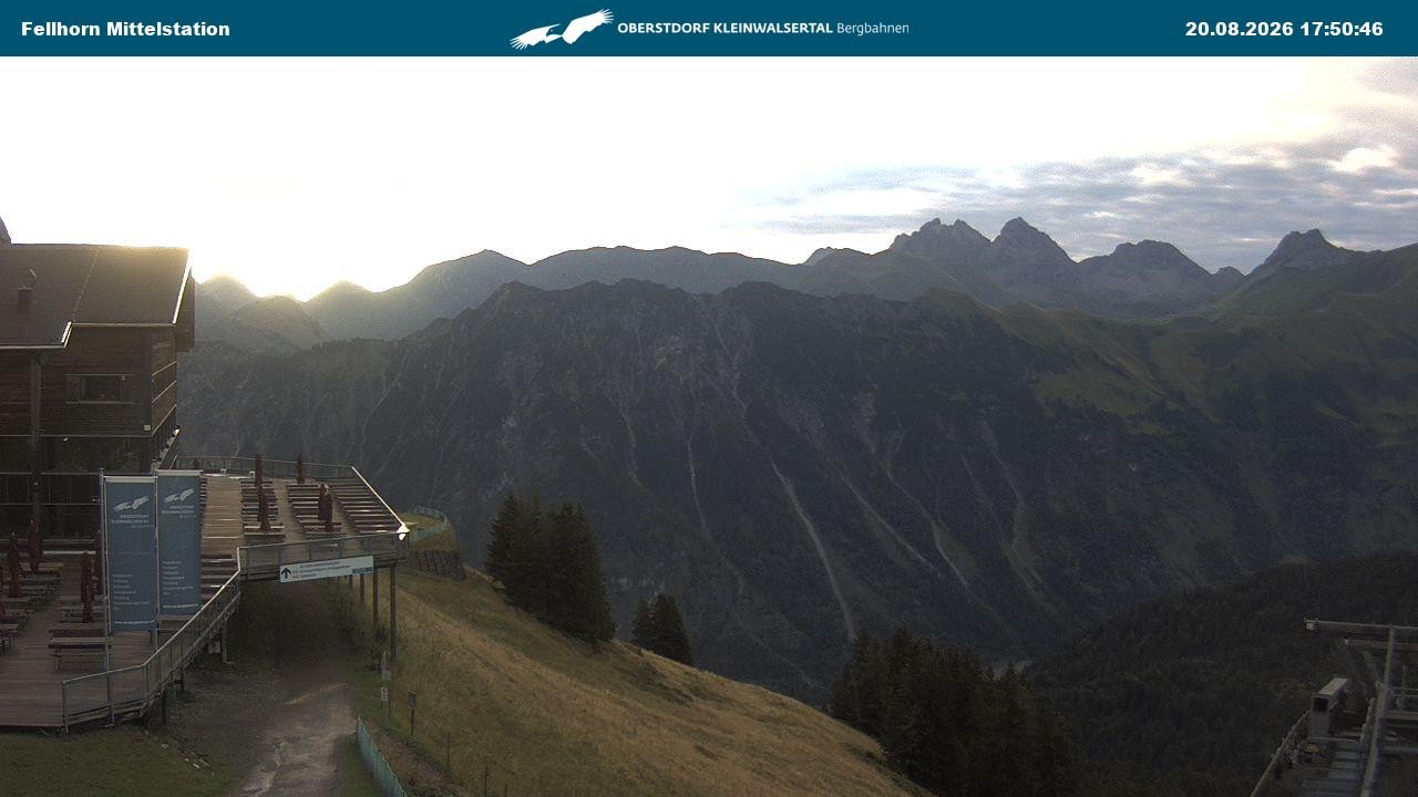 Archiv Foto Webcam Mittelstation am Fellhorn