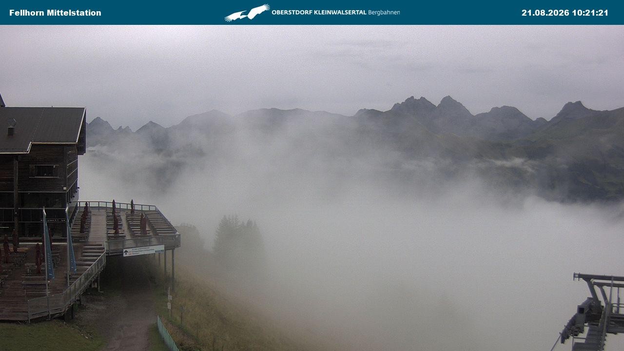 Archiv Foto Webcam Mittelstation am Fellhorn