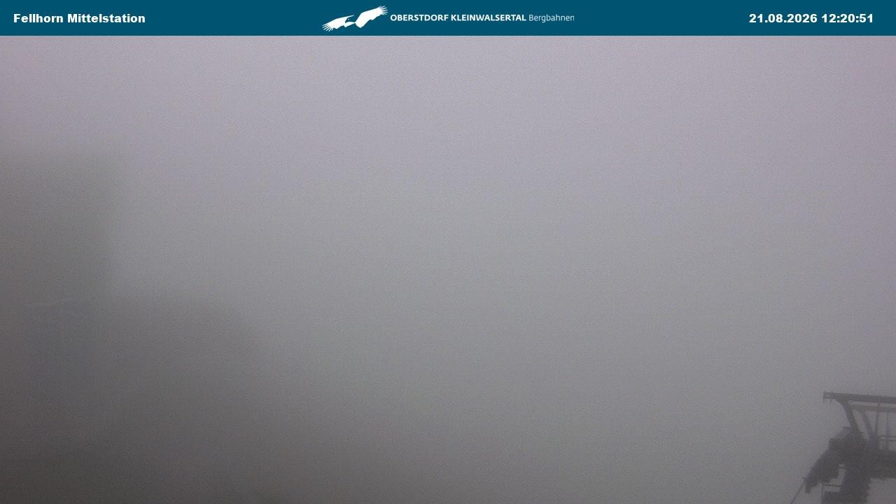 Archiv Foto Webcam Mittelstation am Fellhorn