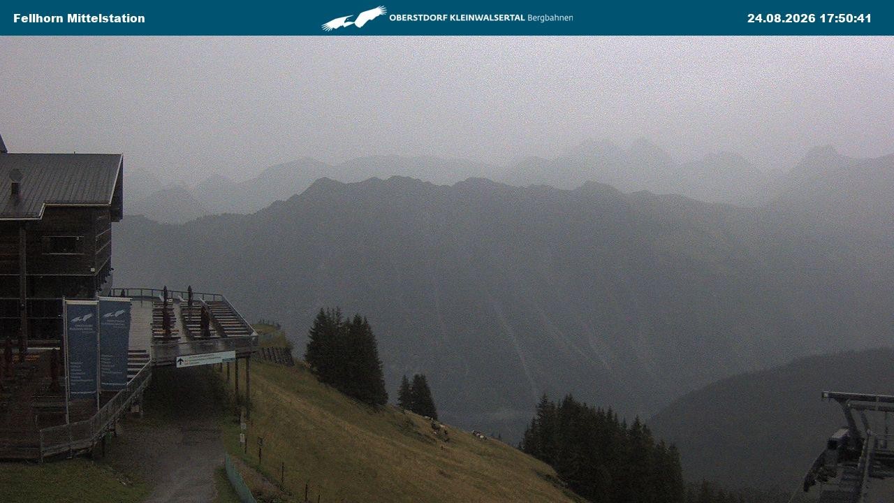 Archiv Foto Webcam Mittelstation am Fellhorn