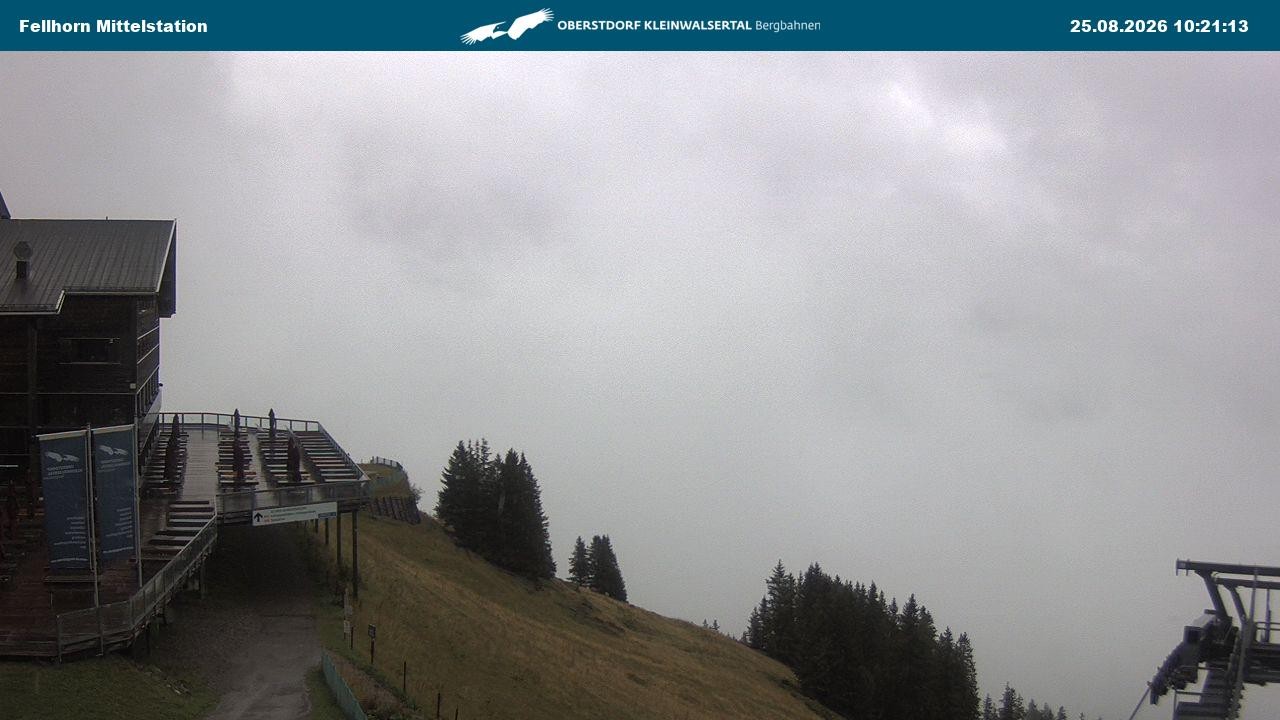 Archiv Foto Webcam Mittelstation am Fellhorn