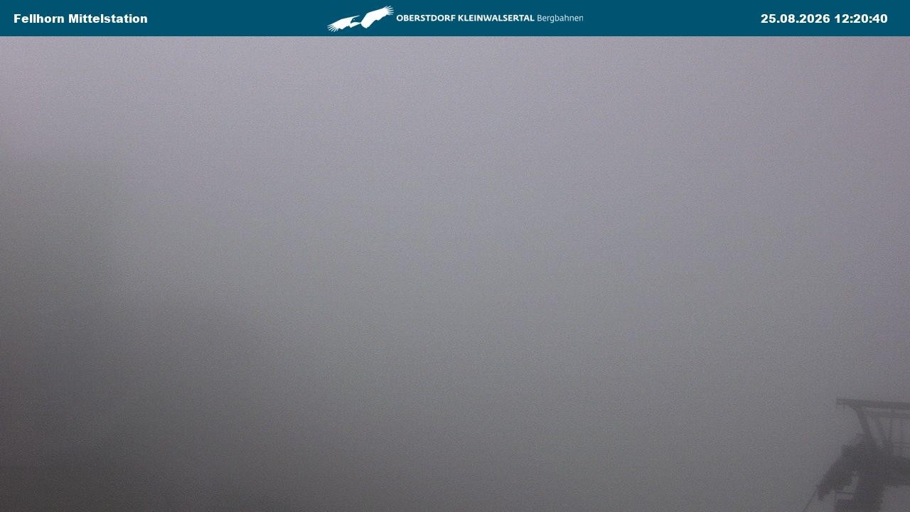 Archiv Foto Webcam Mittelstation am Fellhorn