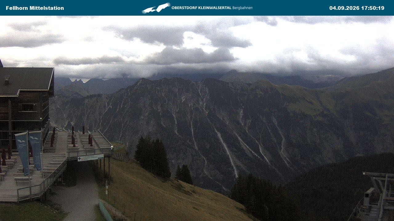 Archiv Foto Webcam Mittelstation am Fellhorn
