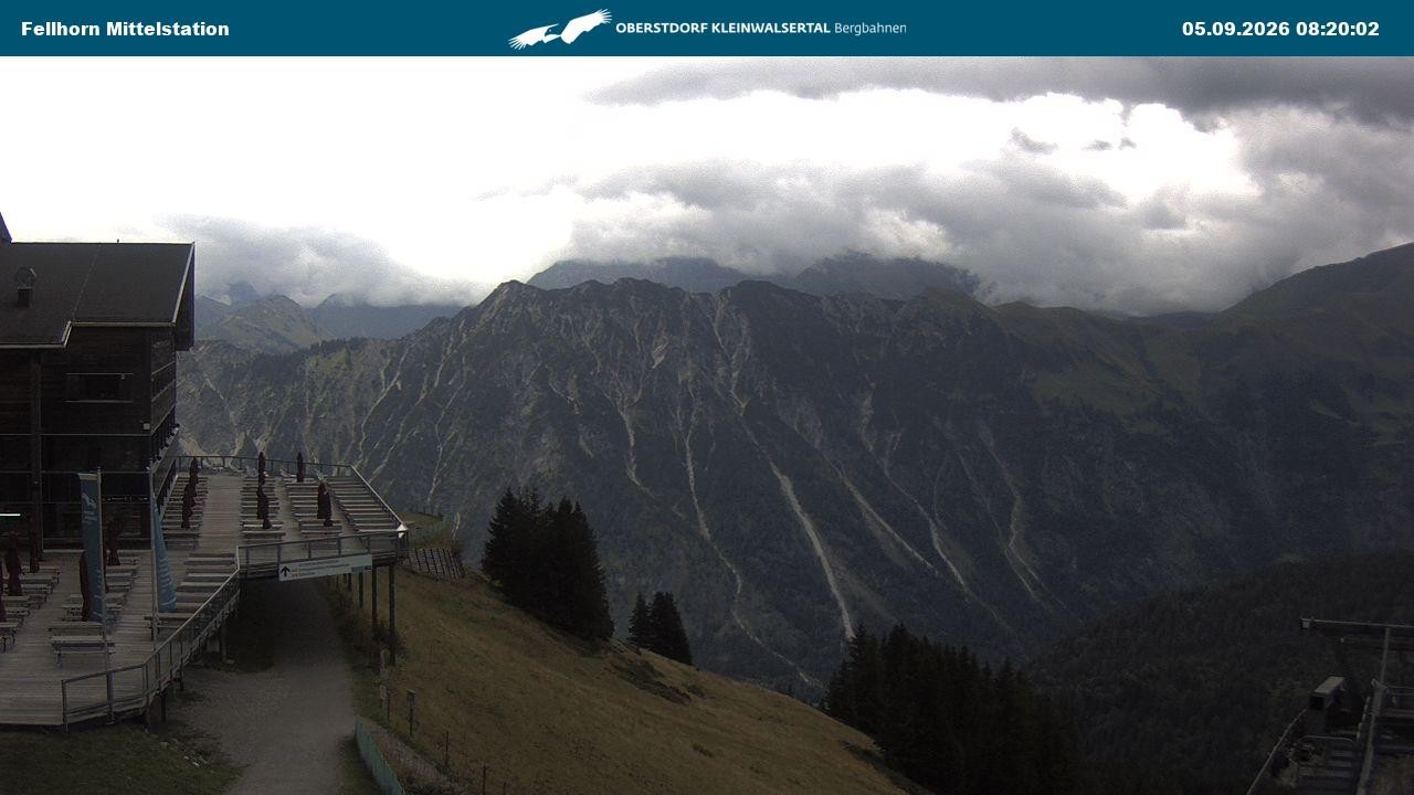 Archiv Foto Webcam Mittelstation am Fellhorn