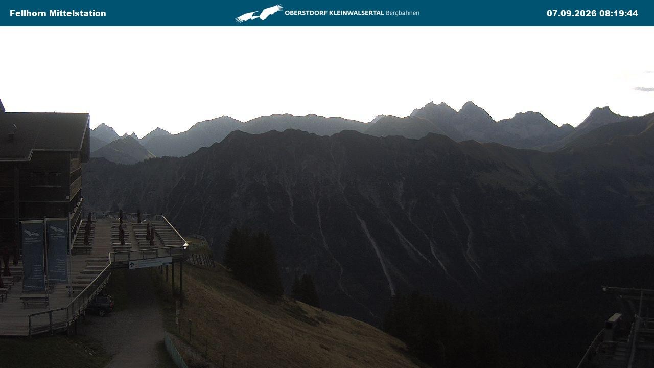 Archiv Foto Webcam Mittelstation am Fellhorn