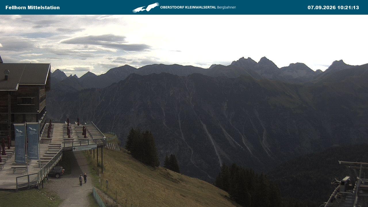Archiv Foto Webcam Mittelstation am Fellhorn