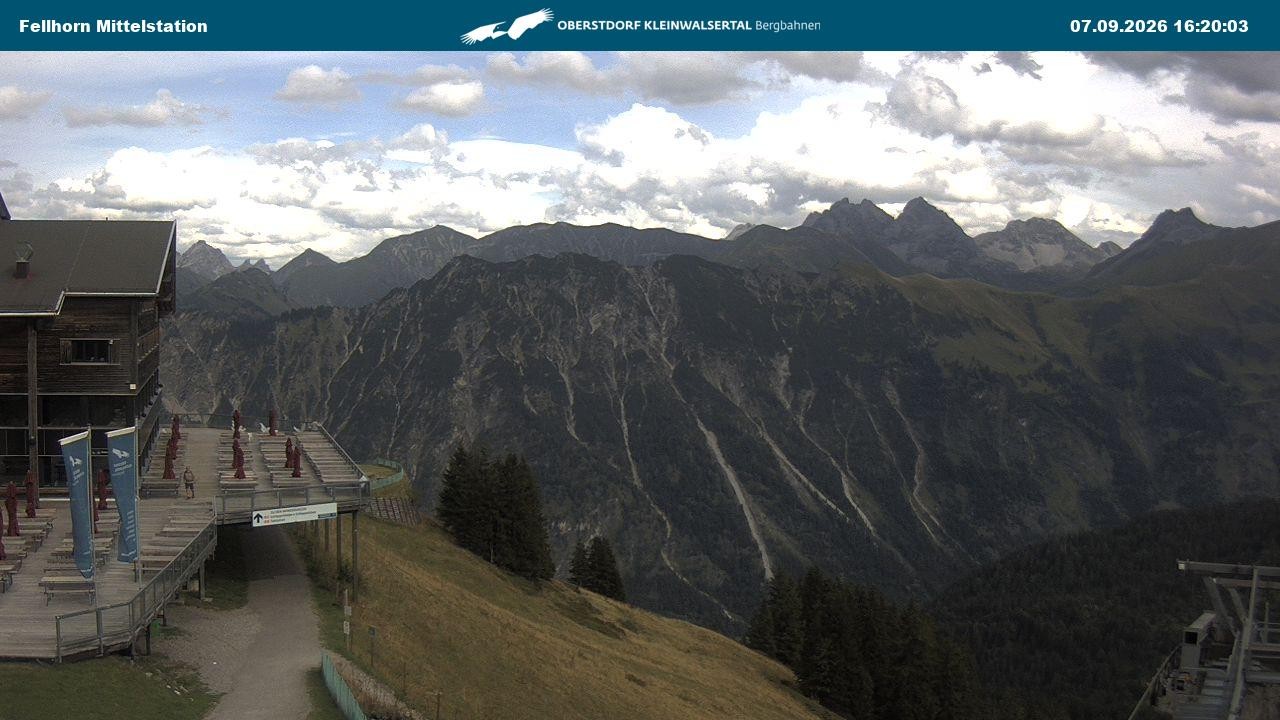 Archiv Foto Webcam Mittelstation am Fellhorn