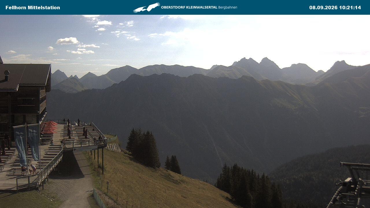 Archiv Foto Webcam Mittelstation am Fellhorn