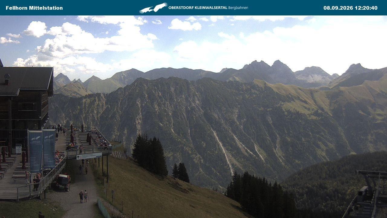 Archiv Foto Webcam Mittelstation am Fellhorn