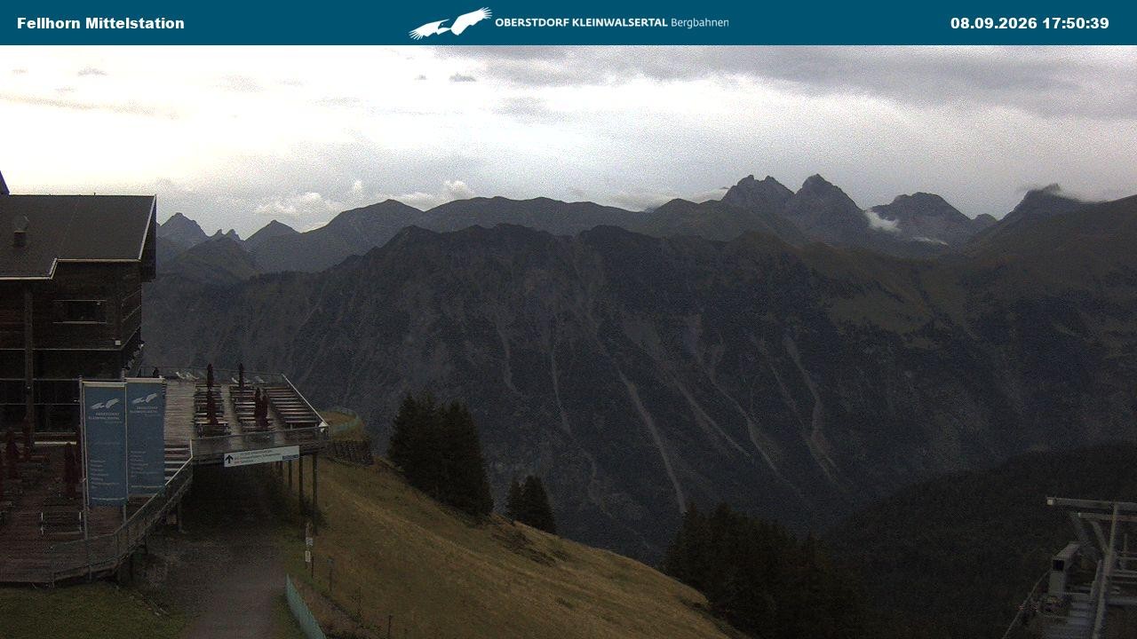 Archiv Foto Webcam Mittelstation am Fellhorn