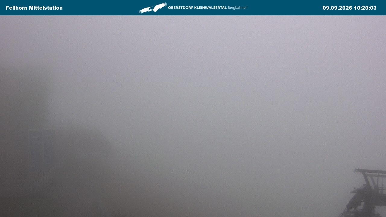 Archiv Foto Webcam Mittelstation am Fellhorn