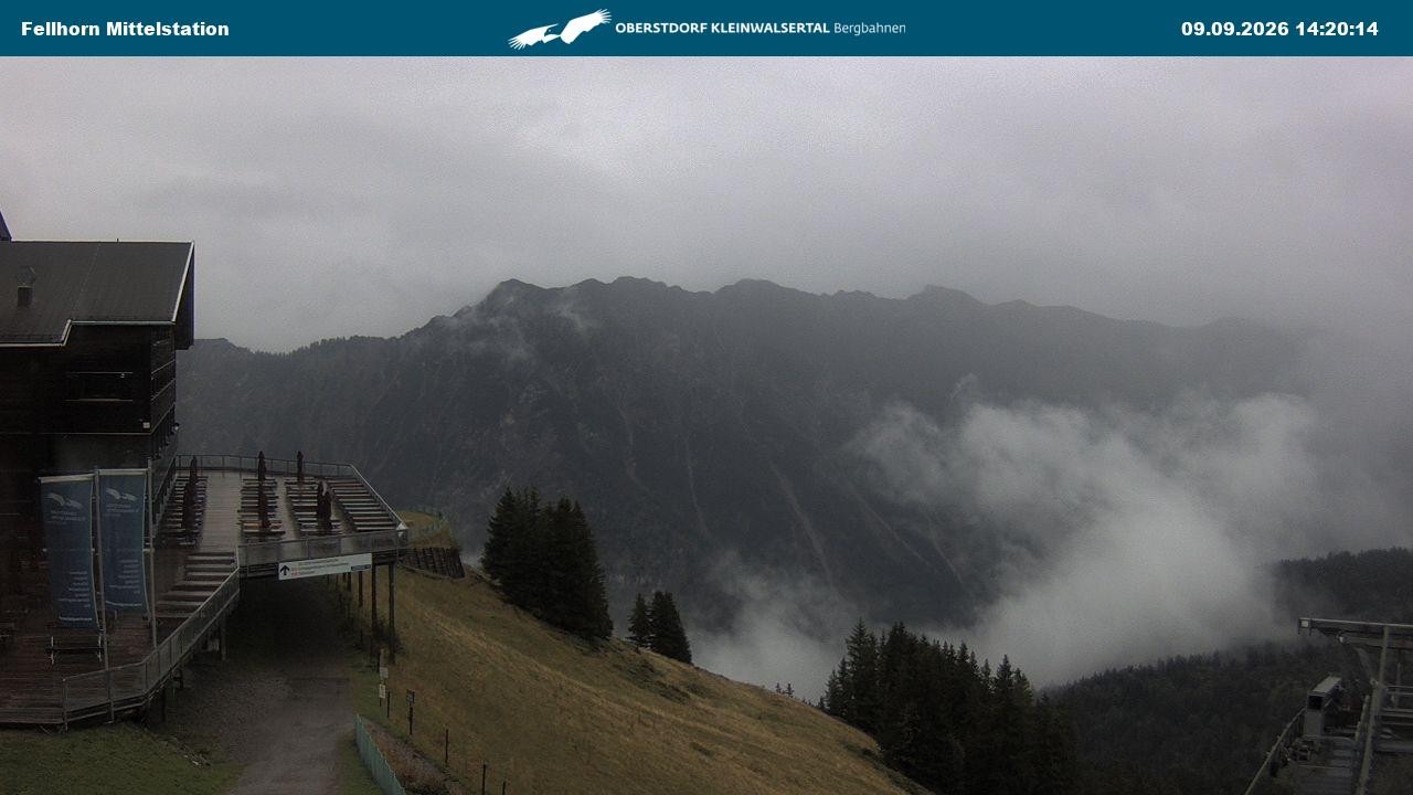 Archiv Foto Webcam Mittelstation am Fellhorn