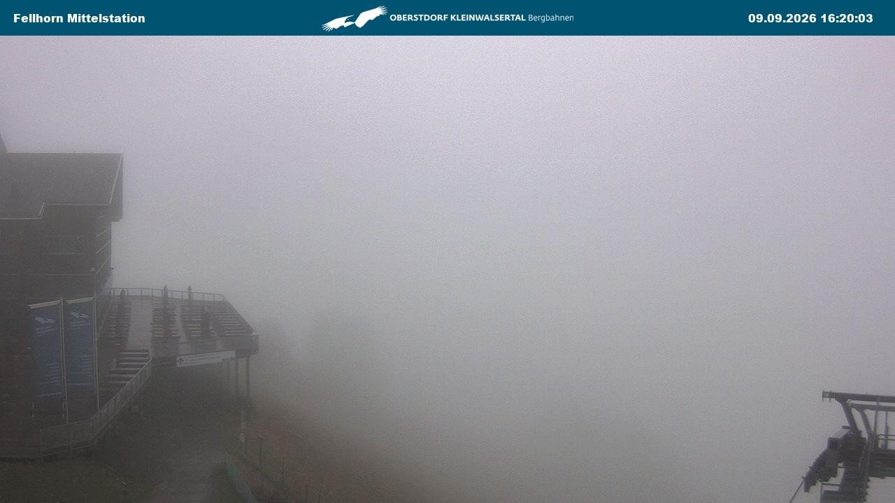 Archiv Foto Webcam Mittelstation am Fellhorn