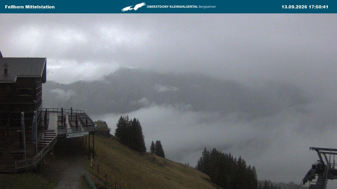 Archiv Foto Webcam Mittelstation am Fellhorn