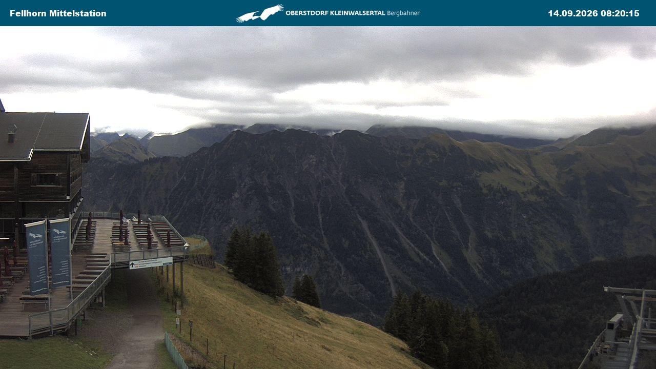 Archiv Foto Webcam Mittelstation am Fellhorn