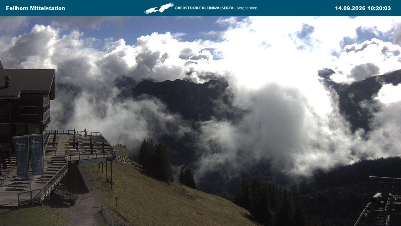 Archiv Foto Webcam Mittelstation am Fellhorn