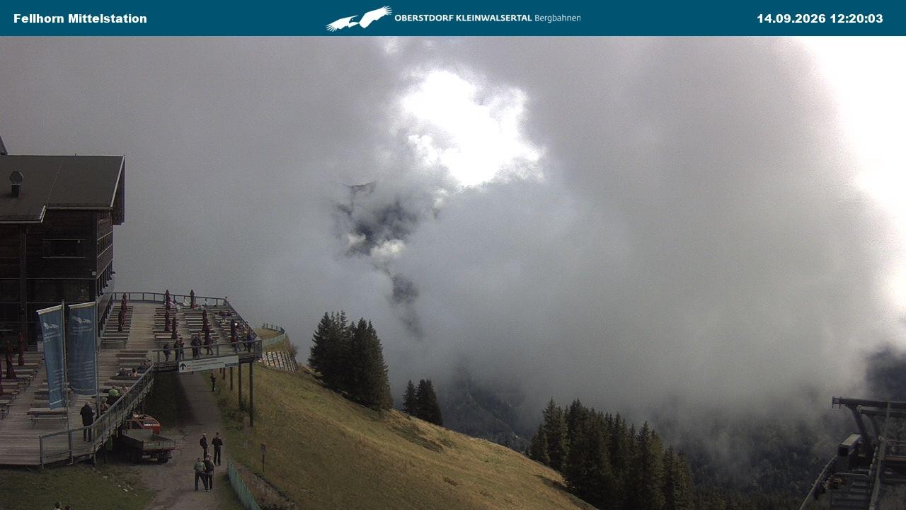 Archiv Foto Webcam Mittelstation am Fellhorn