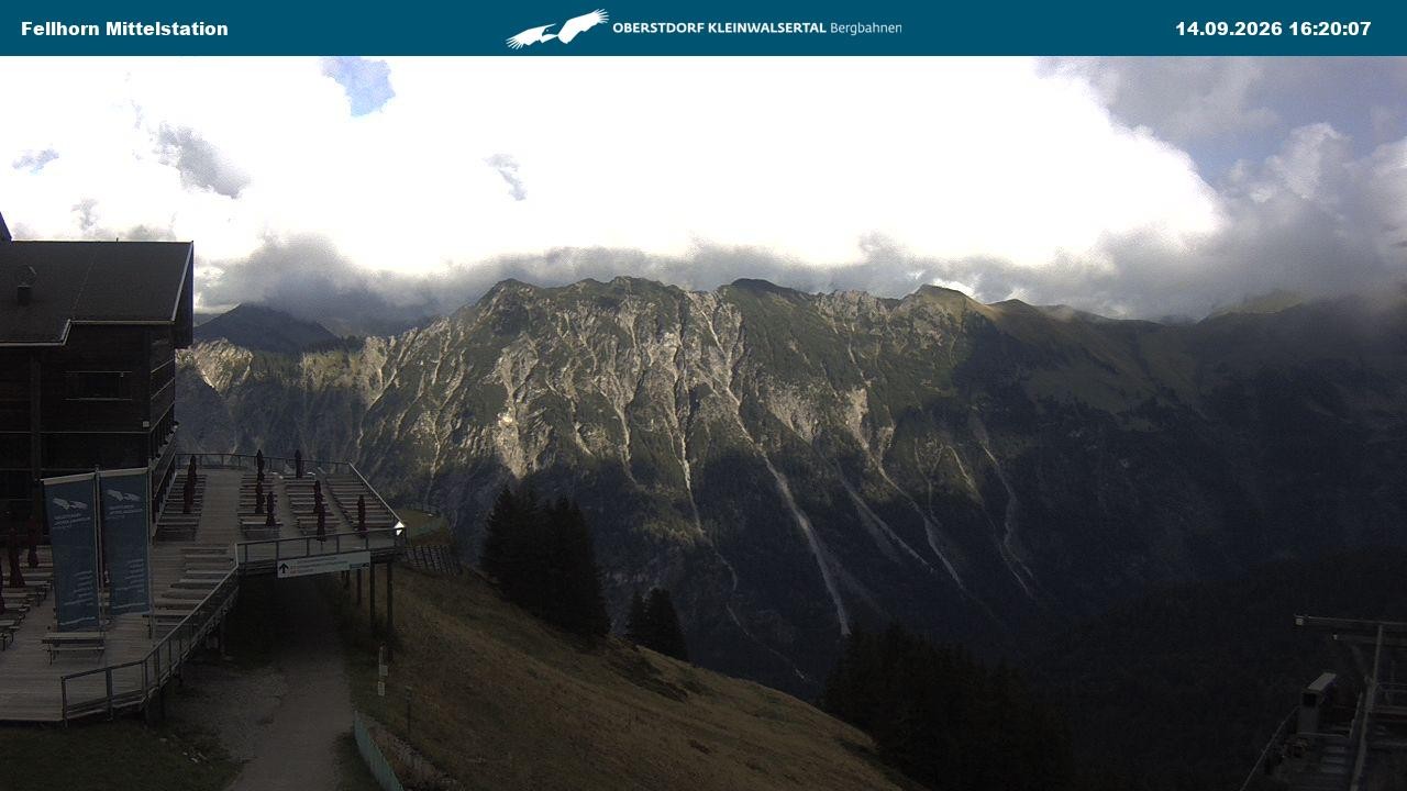 Archiv Foto Webcam Mittelstation am Fellhorn